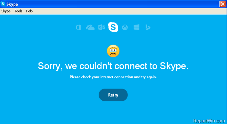 Skype Problems Connecting